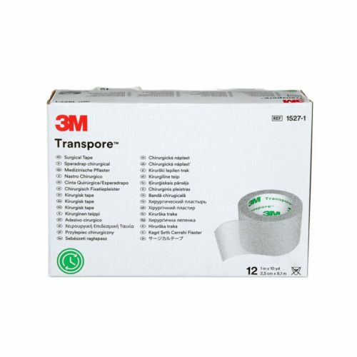 3M Transpore Medical Tape - 1" x 10 Yards (Box of 12)