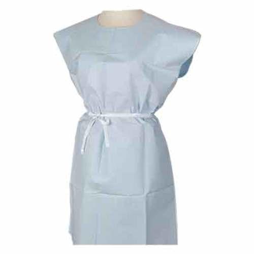 Patient Gown, Ultimate, Tissue/Poly/Tissue, XL, Girth 34" L42" Blue