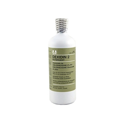 Dexidin 2 Detergent, 2% CHG 4% IPA - 450ml
