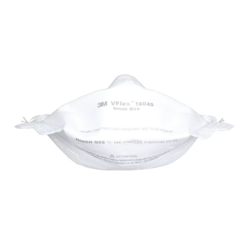 3M VFlex 1804S N95 Healthcare Particulate Respirator and Surgical Mask - Small (Box of 50)