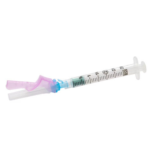 BD Eclipse 3cc Luer Lok Syringe with 25G x 1'' Detachable Needle - Box of 50
