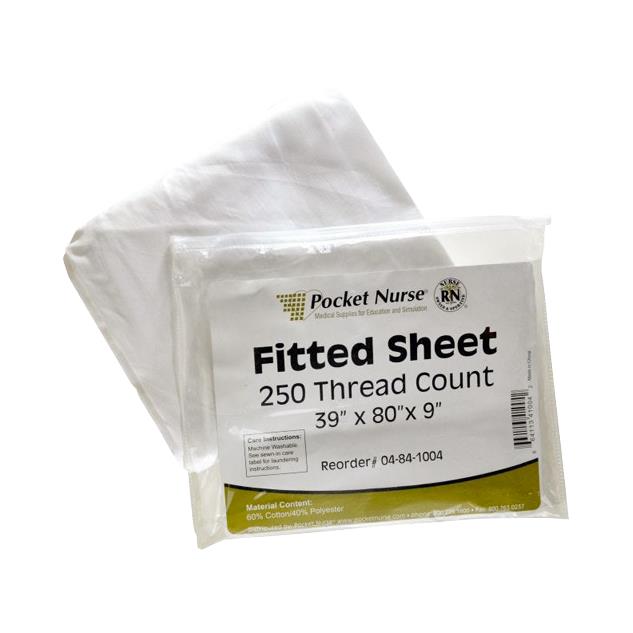 Pocket Nurse Fitted Bed Sheets 250 thread count