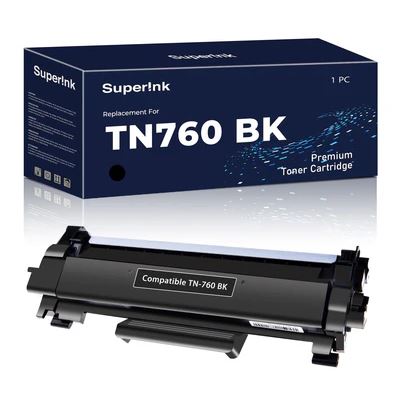 Compatible Brother TN-760 / TN760 Black Toner WITH CHIP