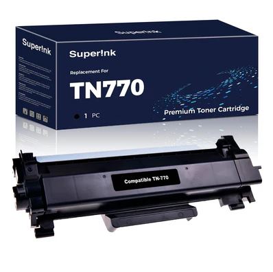 Compatible Brother TN-770 Black Toner Cartridge With Chip