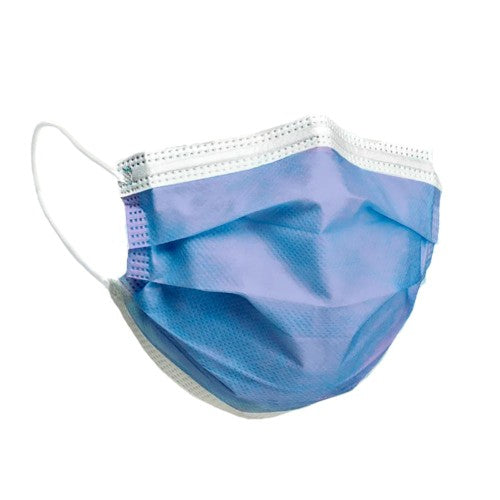Level 3 Procedure Earloop Indigo Face Mask 4-Ply With Filter - Box of 50