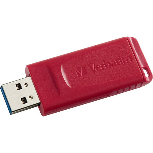 Verbatim 8GB Store 'n' Go USB Flash Drive - Red - 8 GB - USB 2.0 - Red - Lifetime Warranty - 1 Each