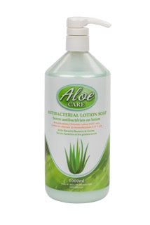 ALOE-CARE ANTI-BACTERIAL LOTION HAND SOAP 1000ML PUMP BOTTLE
