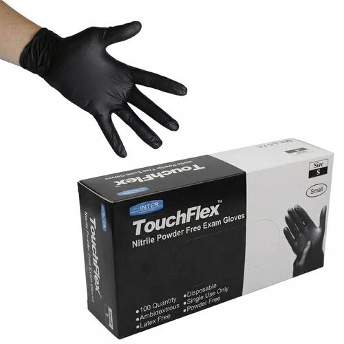 Touch Flex Black Gloves