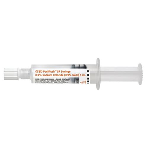 BD PosiFlush Sterile Path (SP) Pre-Filled Saline Syringe - 5ml (Box of 30)