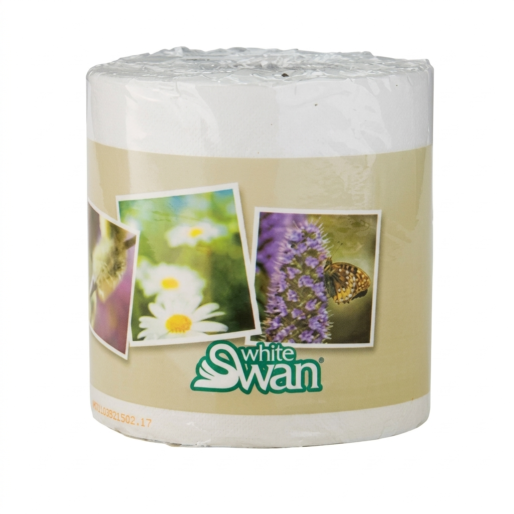 TISSUE BATH WHITE SWAN 2PLY STD 429 SHEETS CA/48
