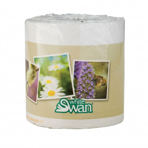 TISSUE BATH WHITE SWAN 2PLY STD 429 SHEETS CA/48