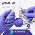 Transform Blue Nitrile Examination Gloves thumbnail 5