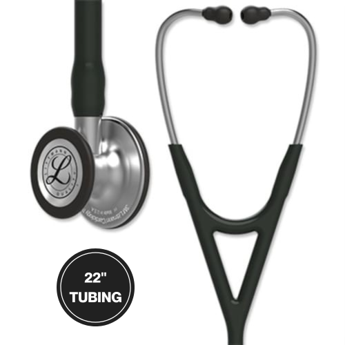 3M Littmann Cardiology IV Stethoscope Black - 22"