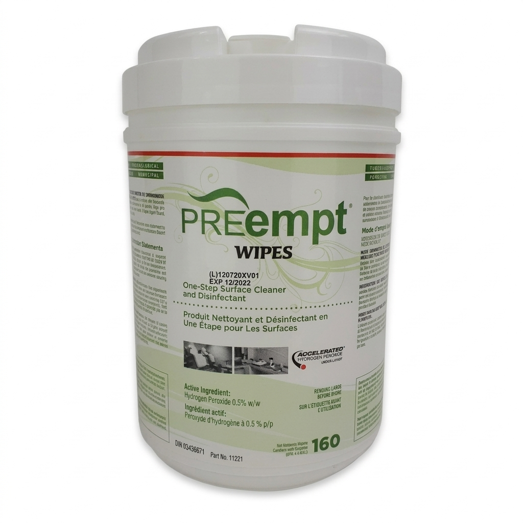Virox PREempt Disinfectant Wipes - 6" x 7" (160 Wipes)