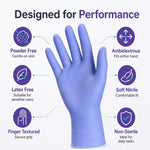 Transform Blue Nitrile Examination Gloves thumbnail 7
