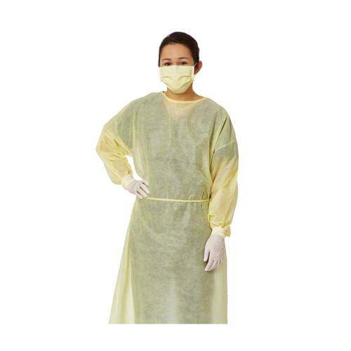 Yellow Level 2 Isolation Gowns - Large (Pack of 10)