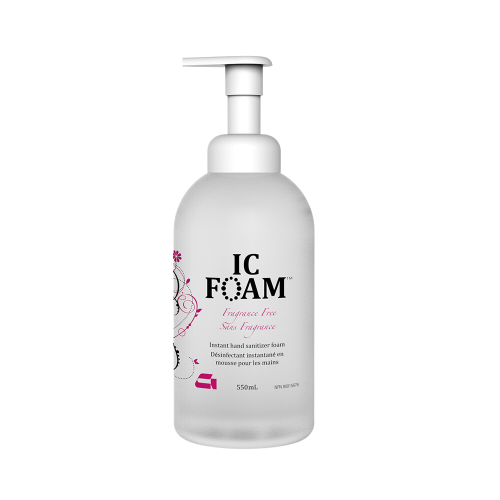 IC-Foam Antiseptic Skin Cleanser, 70% Alcohol - 550 mL