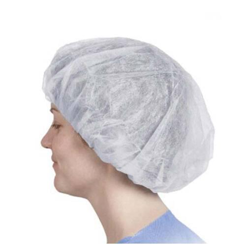 Bouffant Caps 21" White - Bag of 100
