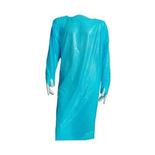 Strong PE Cover Gown Universal Blue - Box of 15