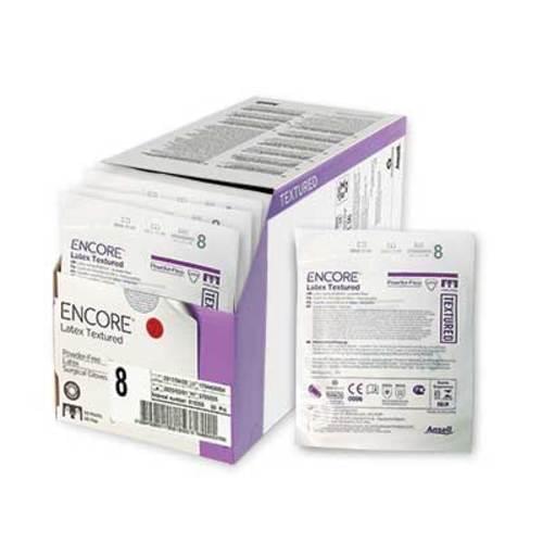 Ansell Encore Sterile Latex Surgical Gloves (Box of 50)