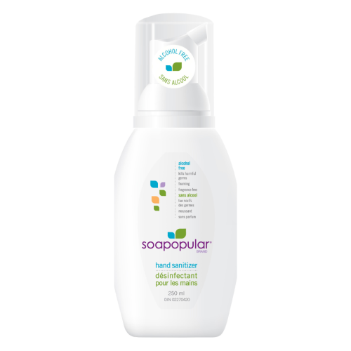 Soapopular Alcohol Free Hand Sanitizer - 250mL Hand Sanitizer Foam