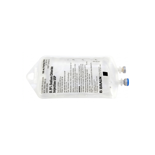 SOLUTION SALINE 0.9% NACL 100/150ML && INJ PARTIAL ADDITIVE BAG PLST