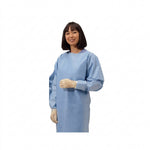 Isolation Gown, Over-the-Head, Plastic Film - A5210PG thumbnail 3