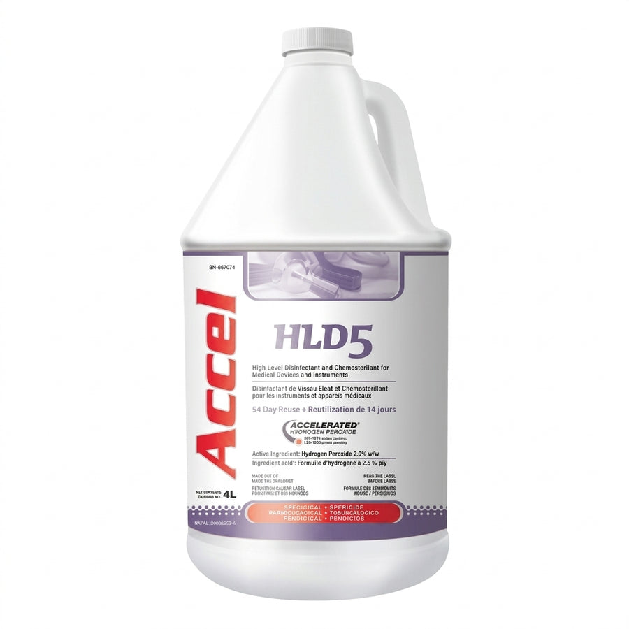 Accel HLD5 High Level Prevention Disinfectant - 2% Hydrogen Peroxide - VRX-11505