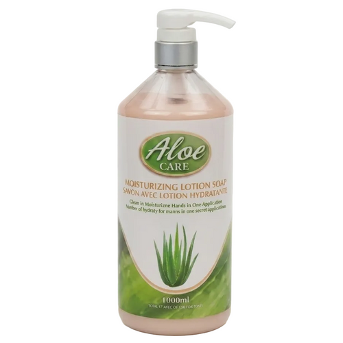 ALOE-CARE ANTI-BACTERIAL LOTION HAND SOAP 1000ML PUMP BOTTLE
