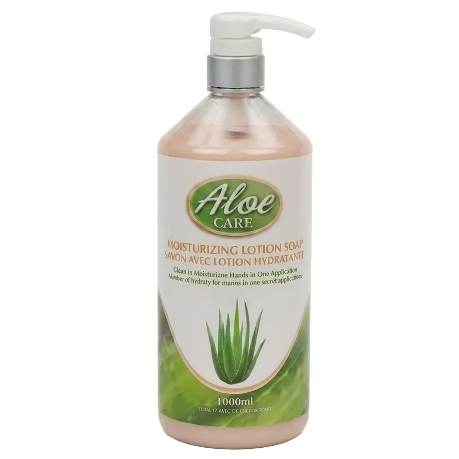 ALOE-CARE ANTI-BACTERIAL LOTION HAND SOAP 1000ML PUMP BOTTLE