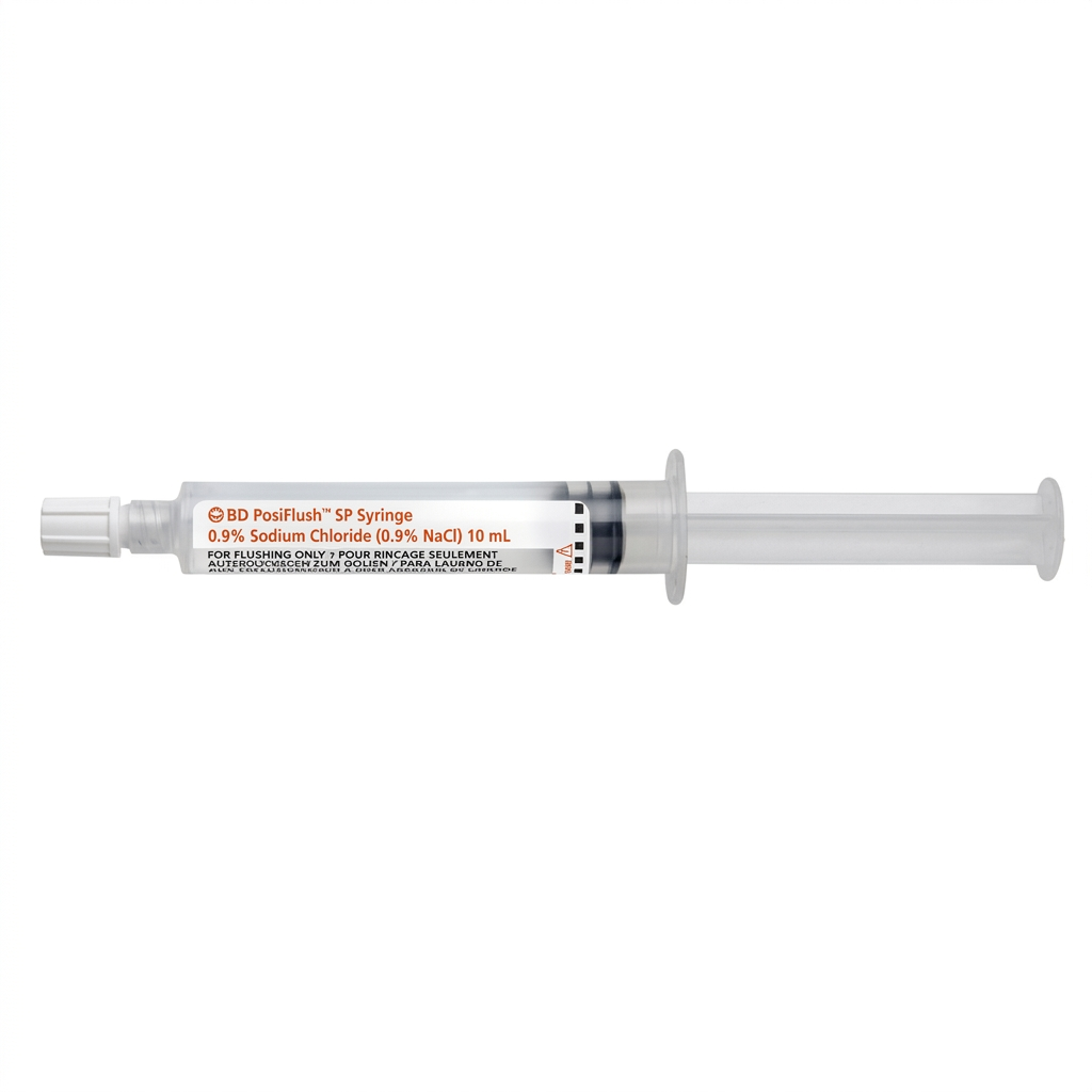 BD PosiFlush Sterile Path (SP) Pre-Filled Saline Syringe - 10ml (Box of 30)