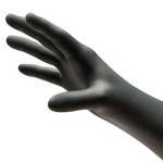 NitriDerm Ultra Black Nitrile Powder Free Gloves - (Box of 100) thumbnail 2