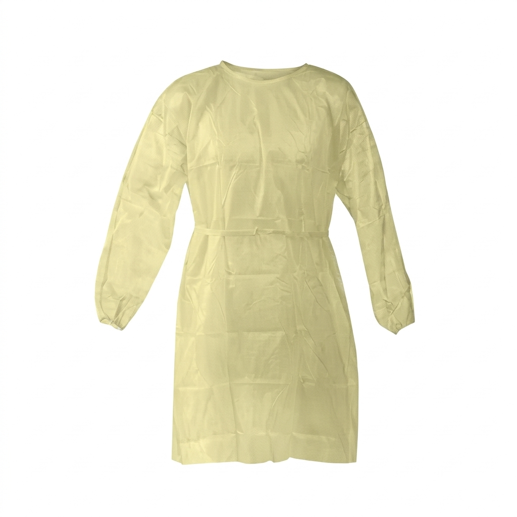 YELLOW ISOLATION GOWN