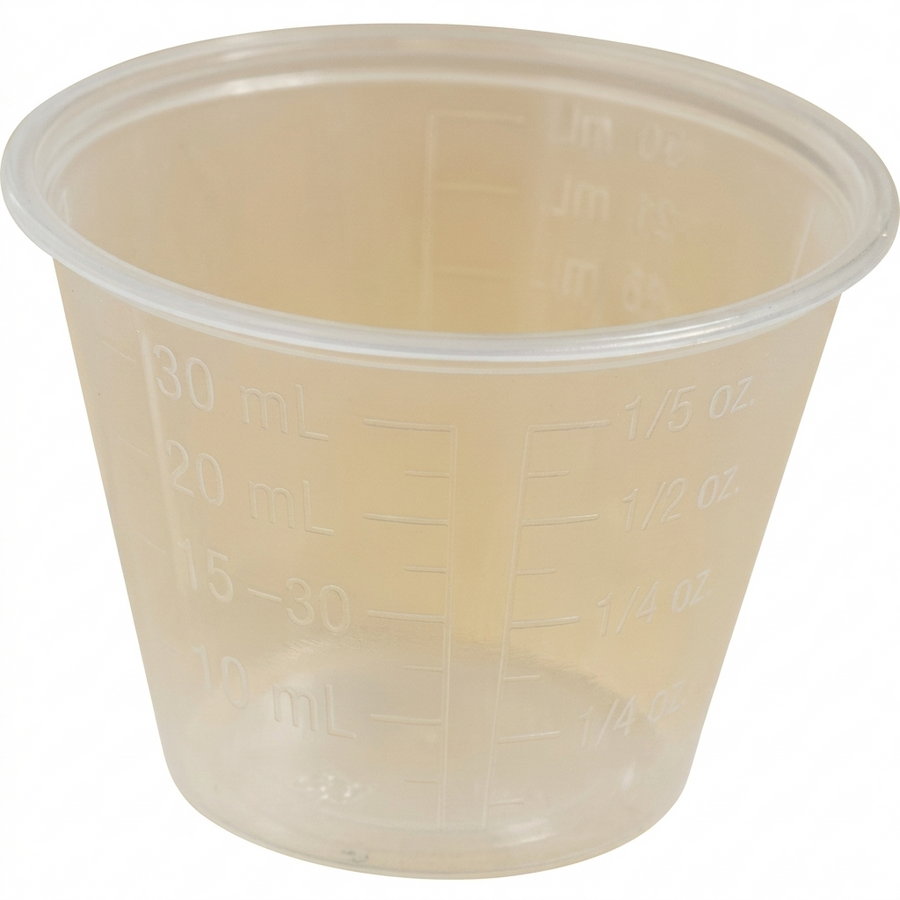 CUP MEDICINE POLY 1 OZ GRADUATED 30 ML PRO MEDIX CA/5000