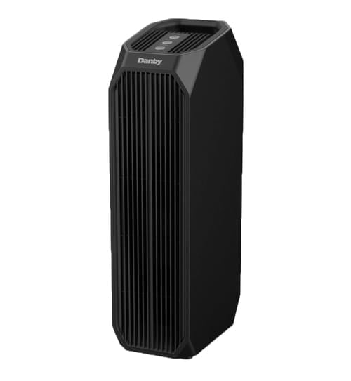 Danby Black Air Purifier HEPA Filter 210 sq. ft. DAP143BAB-UV