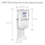 PURELL ES8 Touch-Free Hand Sanitizer Dispenser with Energy-on-the-Refill - 1200ml (White)