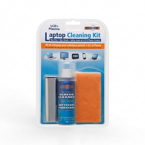 Empack Antistatic Screen Cleaner - For Display Screen, Electronic Equipment - Anti-static, Alcohol-free, Ammonia-free, Non-abrasive, Lint-free, Washable - 1 / Pack