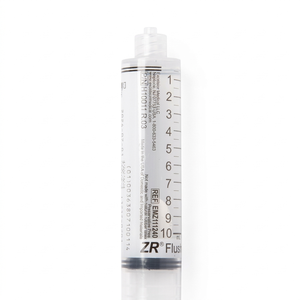 Medline Pre-Filled Saline IV 10 mL Flush Syringe; 10 mL BOX/30 EACH