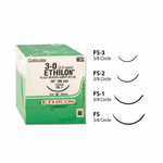 Ethicon Nylon Sutures 3-0 FS-1 24 mm Needle 18