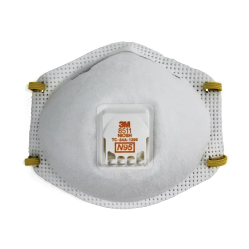 3M 8511 N95 Particulate Respirator with Valve - Box of 10