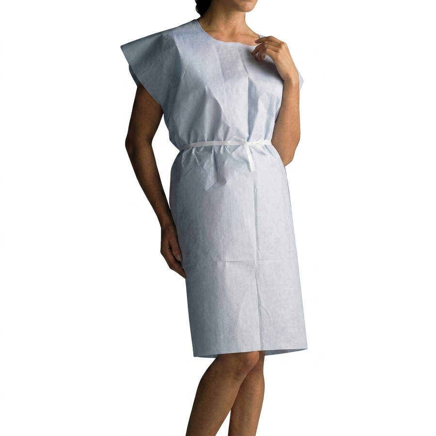 GOWN EXAM DISP BLUE 30 x 42in P120