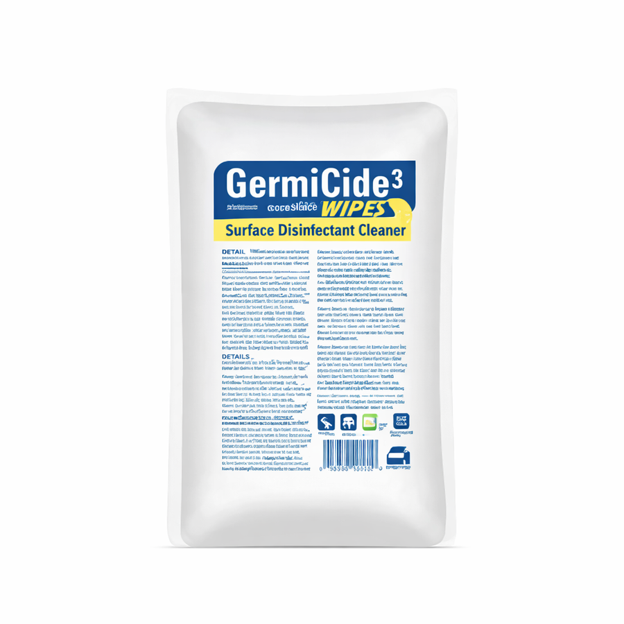 GermiCide3 Multi-Surface Disinfectant Wipes Refill Large