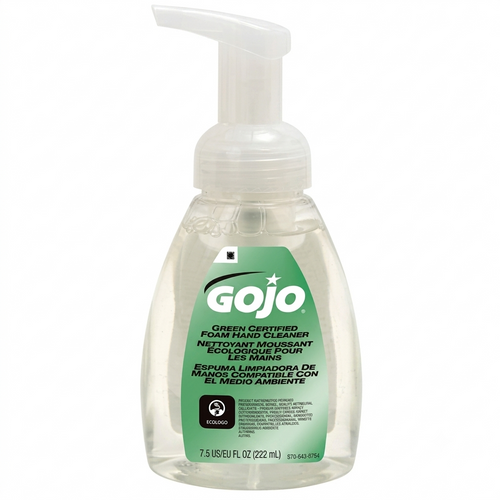 GOJO GREEN CERT FOAM HANDWASH 222ML
