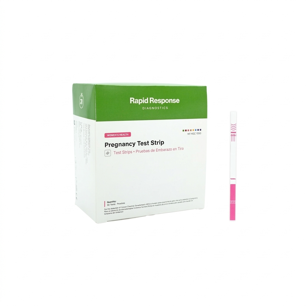 Rapid Response hCG (Urine) Strips (50 Strips/Kit - 20 mI)