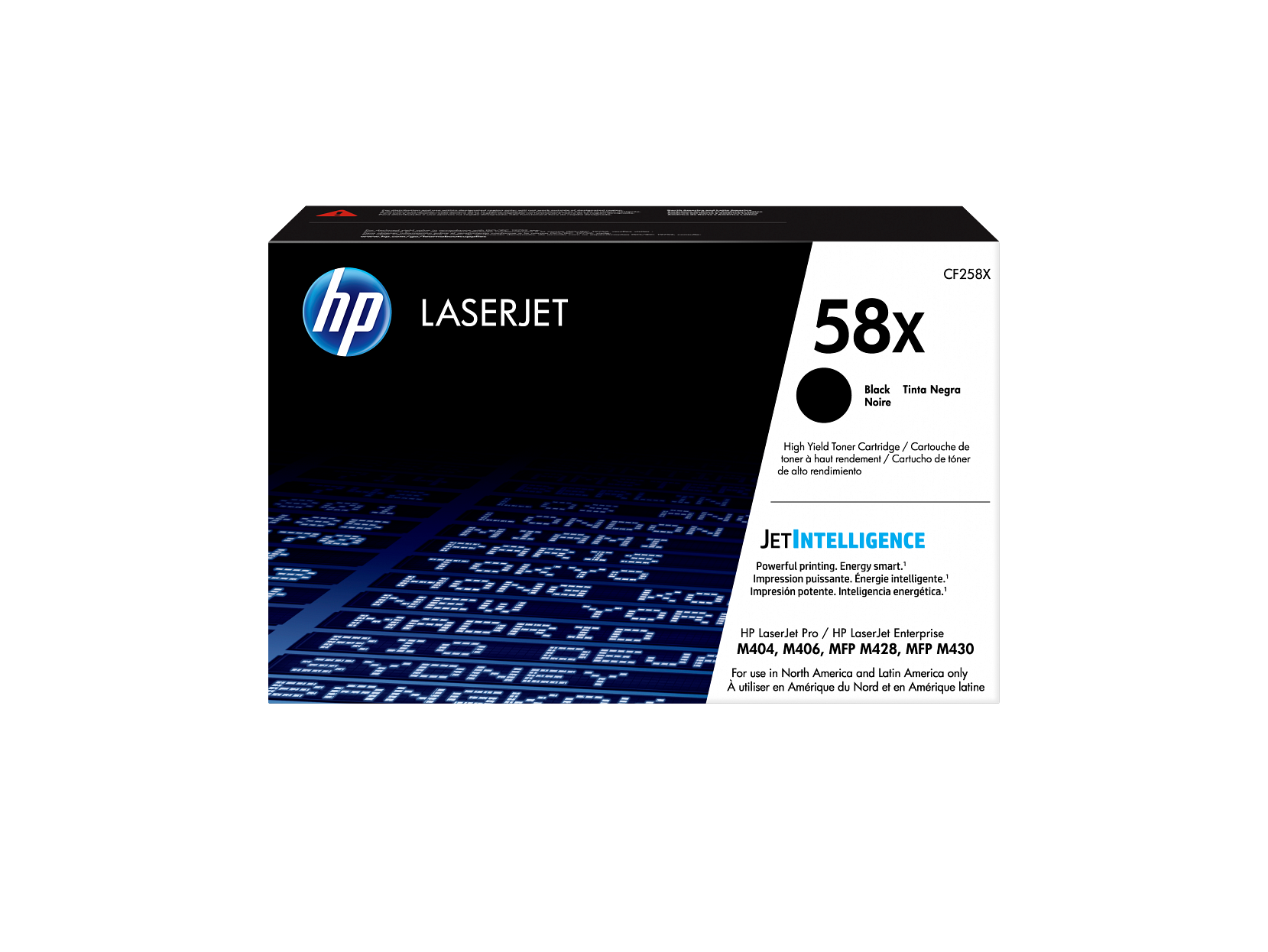 HP 58X High Yield Black Original LaserJet Toner Cartridge, CF258X