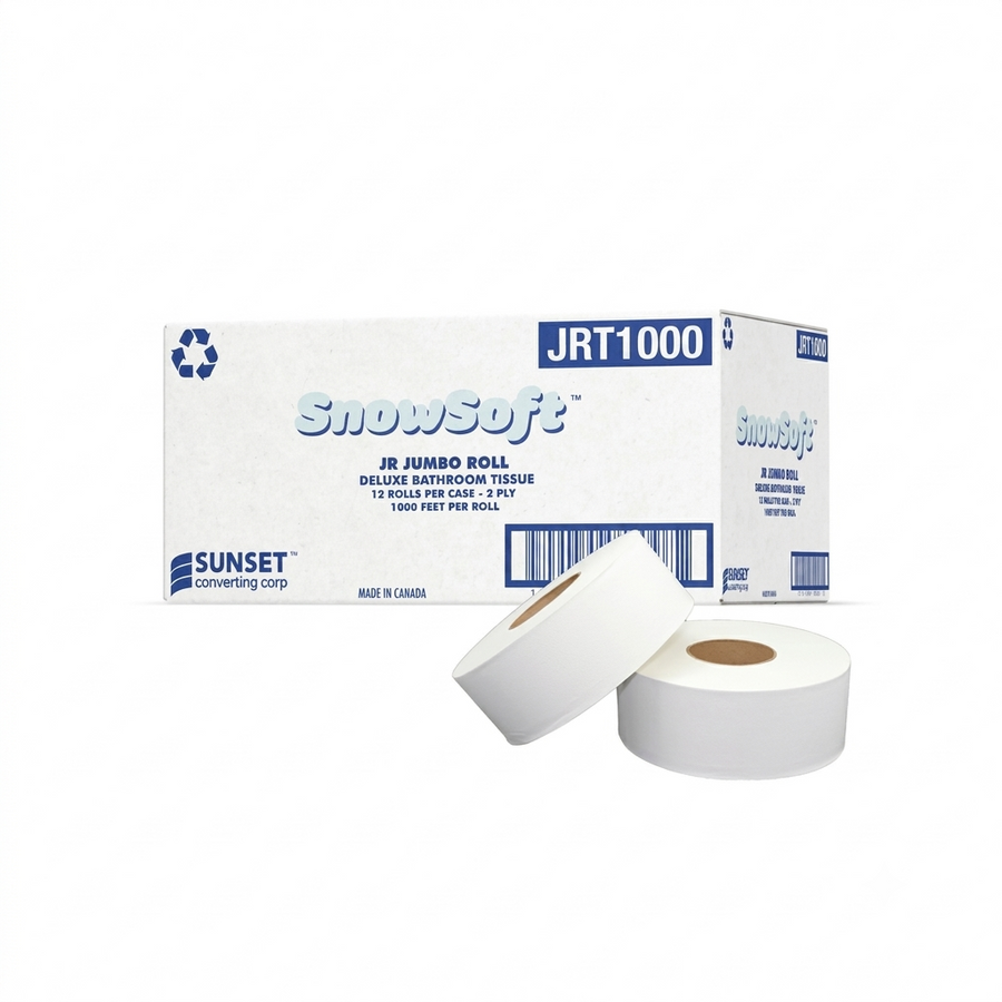 Snowsoft Jumbo Bath Tissue Roll 1000 ft