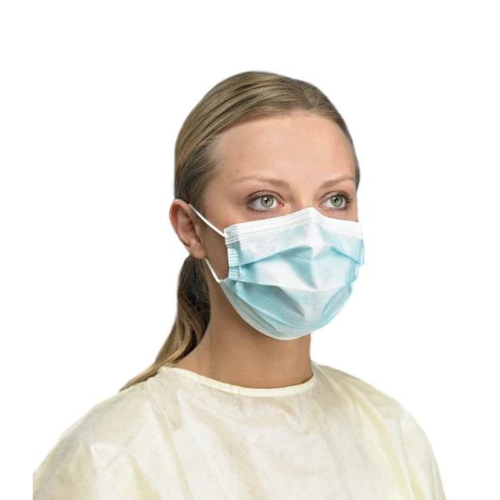 PRIMED ASTM Level 1 Procedure Earloop Face Mask - Blue (Box of 50)