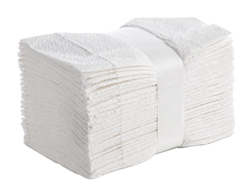 TOWEL 13.5 X 18IN WHITE 3PLY 500EA/CA