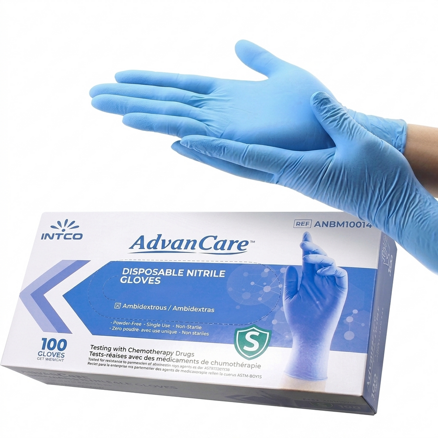 AdvanCare Disposable Nitrile Gloves