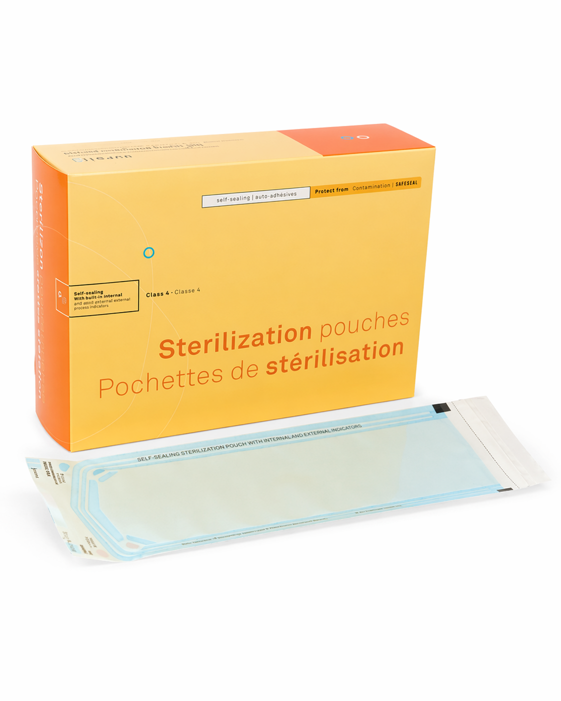 Sterilization Pouches Class 4 - 5.25 x 10 in